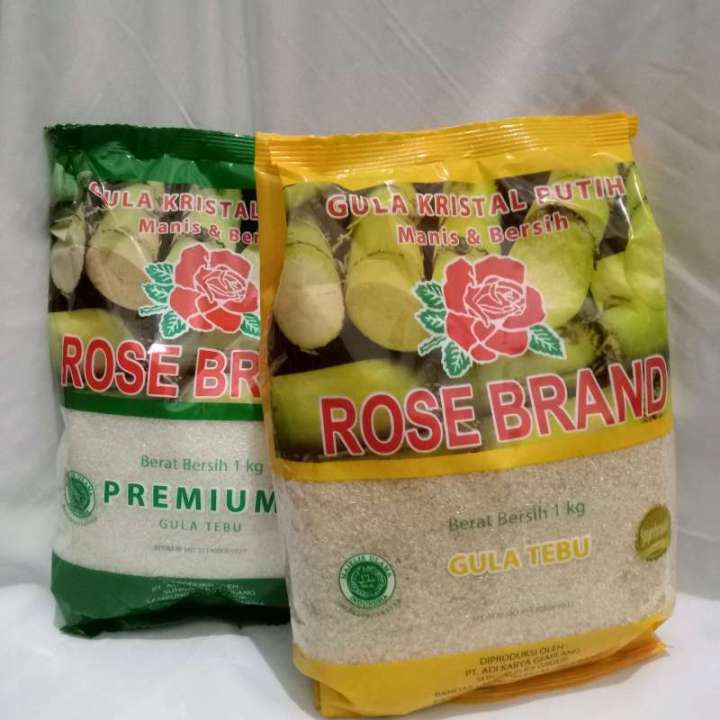 Gula Pasir Rose Brand 1 Kg Hijau Atau Kuning Lazada Indonesia