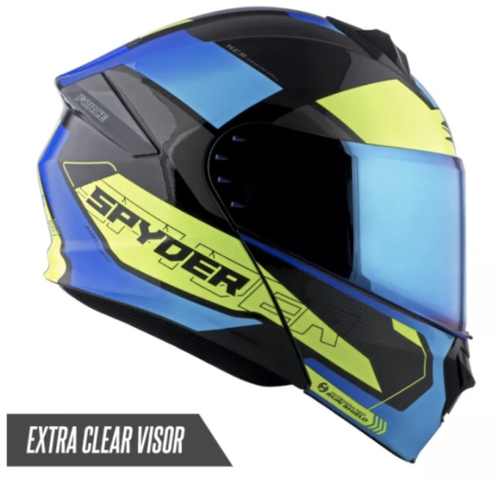 Spyder Modular Helmet With Dual Visor Force Pd Free Clear Visor