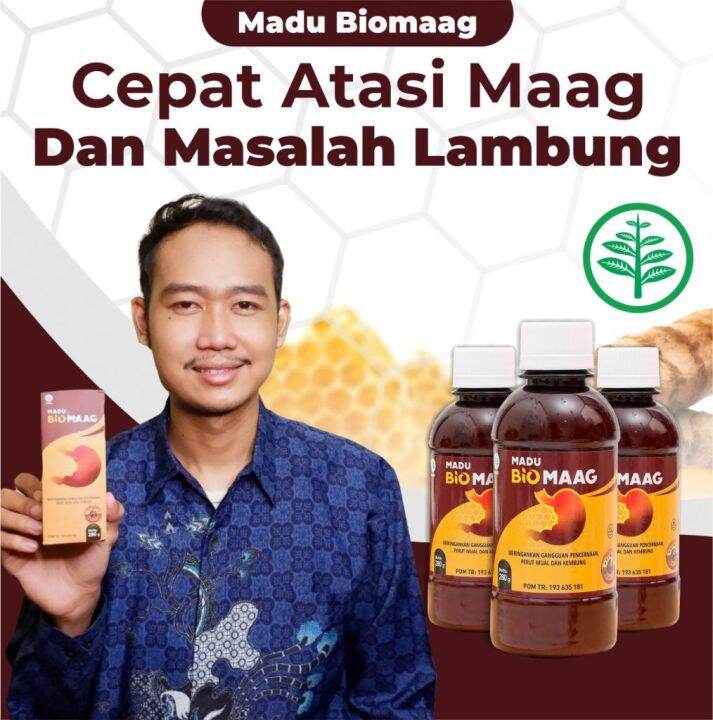 Madu Bio Maag Herbal Untuk Maag Gerd Asam Lambung Lazada Indonesia