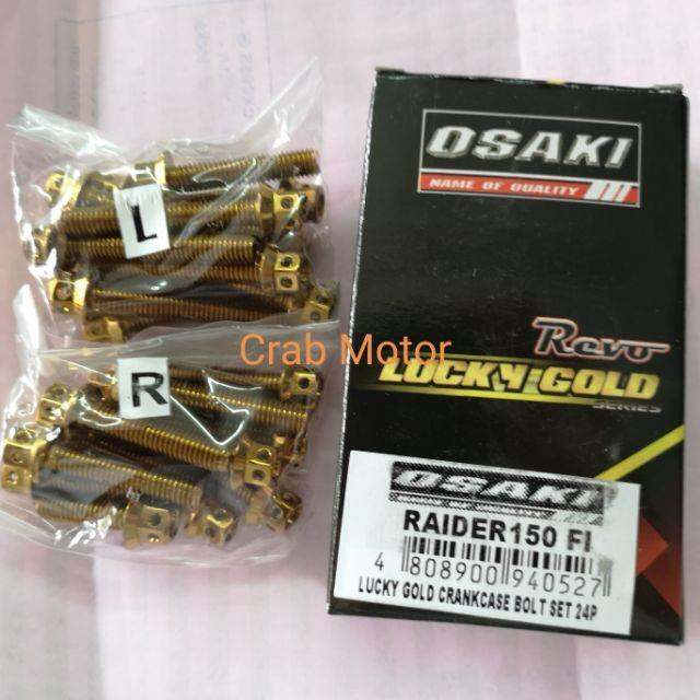 Osaki Crankcase Bolt Set Raider Fi Gsx R Gsx S Pcs