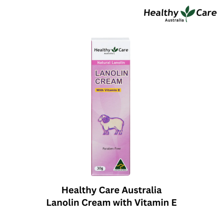 Healthy Care Australia Lanolin Cream With Vitamin E 30g Lazada