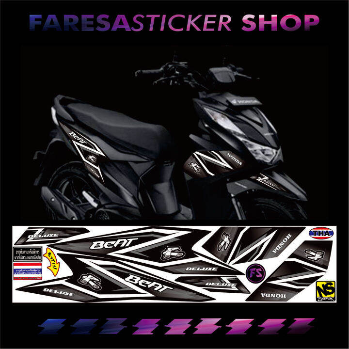 Cod Striping Sticker Variasi Motor Honda Beat Street Beat New Beat