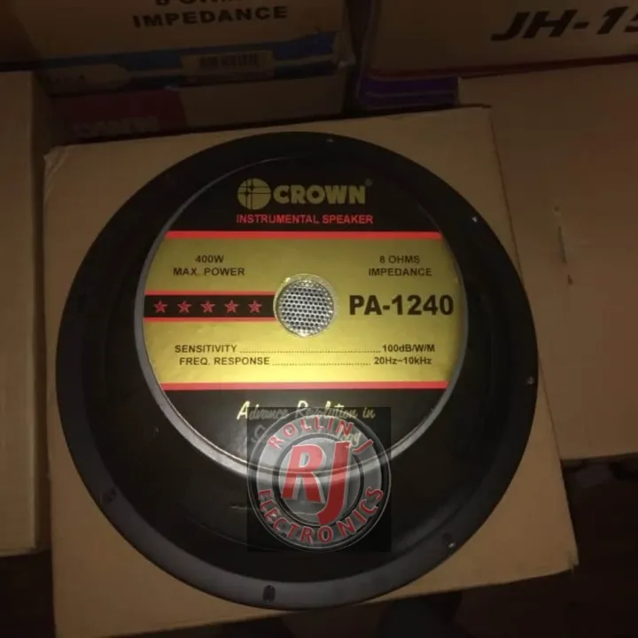 CROWN PA 1240 INSTRUMENTAL SPEAKER Lazada PH