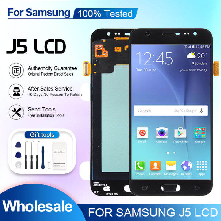 OLED J500 Display For Galaxy J5 2015 LCD With Touch Screen Digitizer