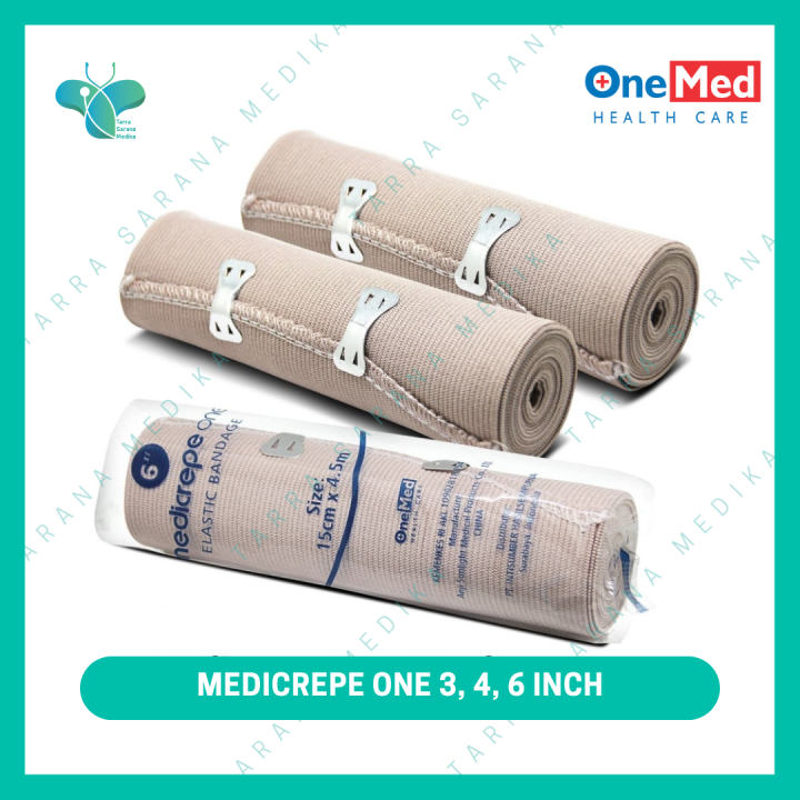 OneMed Medicrepe One Elastic Bandage Perban Elastis 3 Inch 4 Inch 6