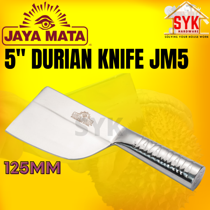 SYK Jaya Mata 5 Stainless Steel Durian Knife Kitchen Knife Pisau