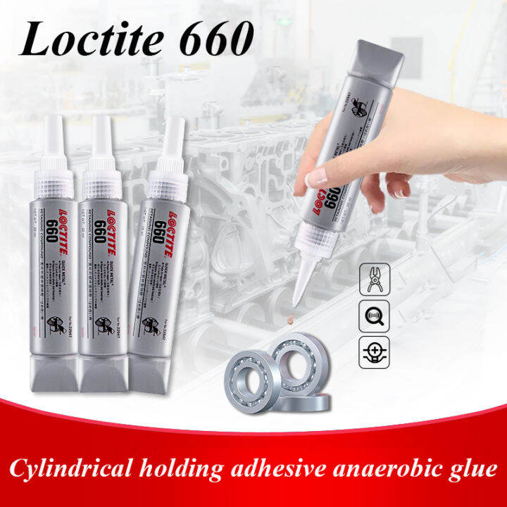 Loctite Glue Cylindrical Retaining Adhesive Metal Fitting Repair