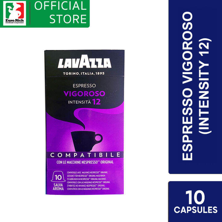 Lavazza Espresso Vigoroso Nespresso Compatible Capsules Lazada Ph