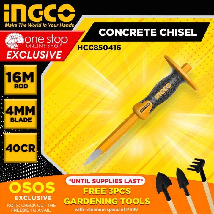 Original Brand Of Ingco Industrial Concrete Chisel 16mm HCC850416 OSOS