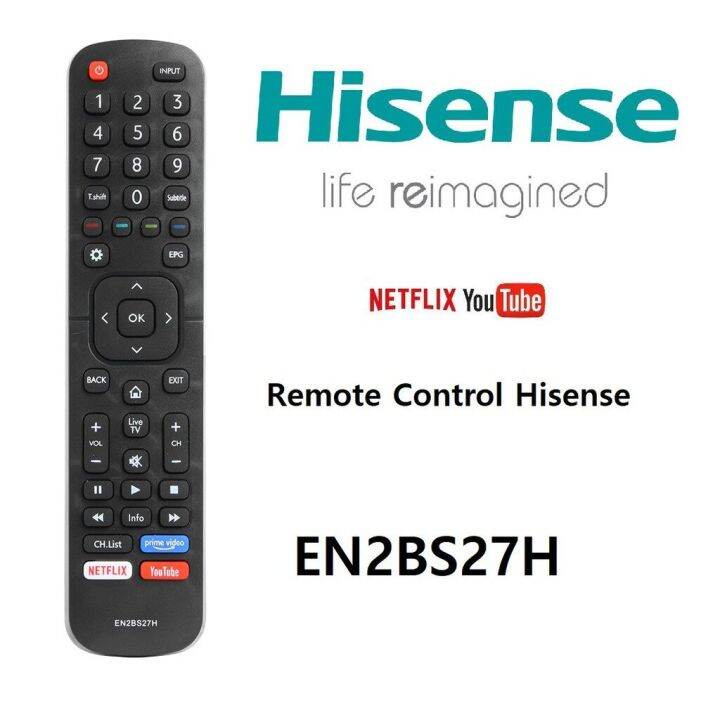 Hisense Flat Panel LED LCD Android Smart TV Remote Control YouTube