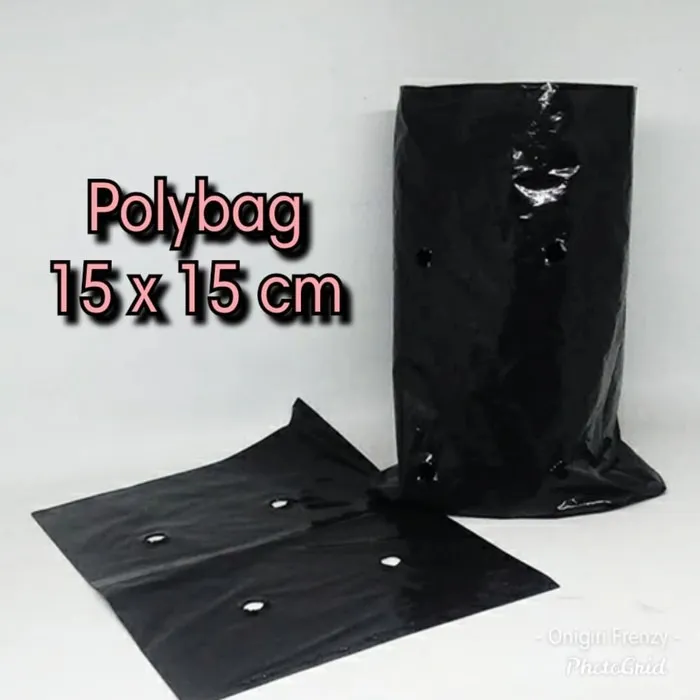 Polybag Tanaman Kecil Ukuran 15 X 15 100 Lembar Lazada Indonesia