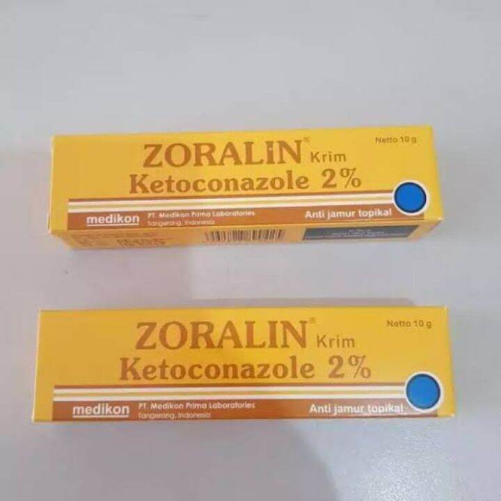 ZORALIN Ketoconazole Salep Obat Gatal Selangkangan Kurap Kadas