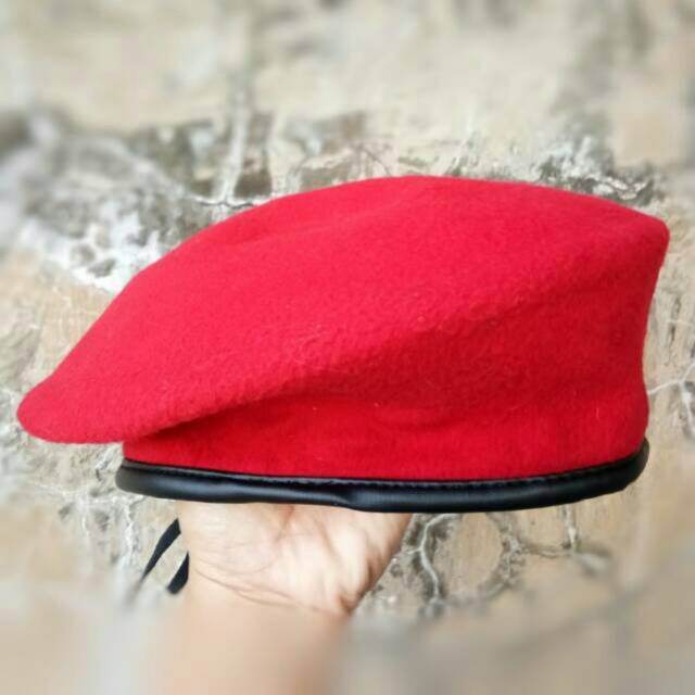 Baret Warna Baret Biru Dan Hijau Tni Ad Standard Militer Atau Polri