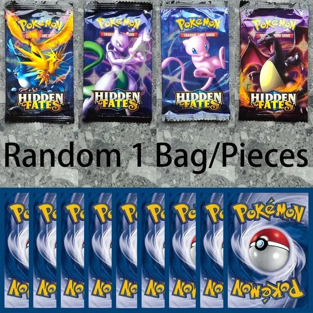 Pokemon Cards TCG Booster Display Bag Carte Sun Moon Evolutions