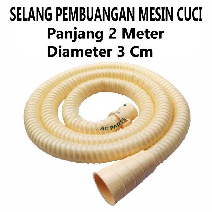 Selang Pembuangan Mesin Cuci 2 Meter Slang Universal Lazada Indonesia