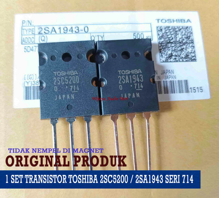 Per Set Transistor Original Japan Toshiba Sc Sa Lot