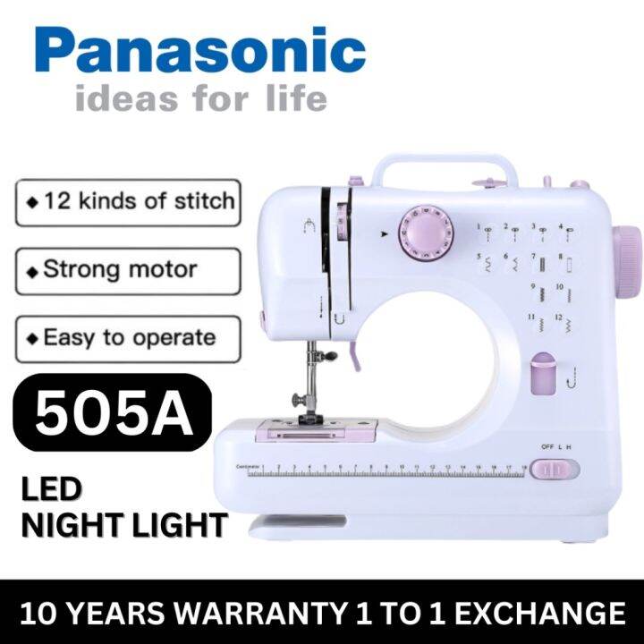 Panasonic Portable Sewing Machine YASM 505A Pro Upgraded12 Sewing