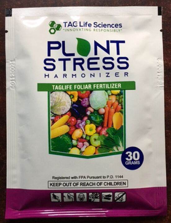 PLANT STRESS HARMONIZER FOLIAR FERTILIZER 30GRAMS Lazada PH