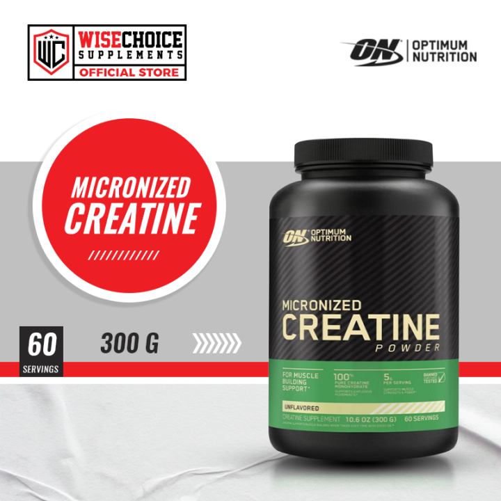 OPTIMUM NUTRITION MICRONIZED CREATINE POWDER 300 GRAMS Lazada PH