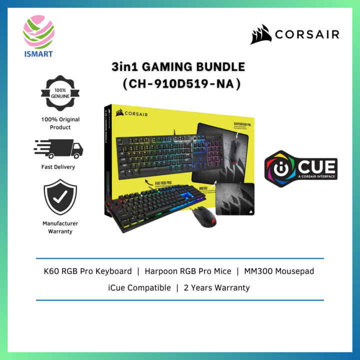 Corsair In Gaming Bundle Edition K Rgb Pro Keyboard