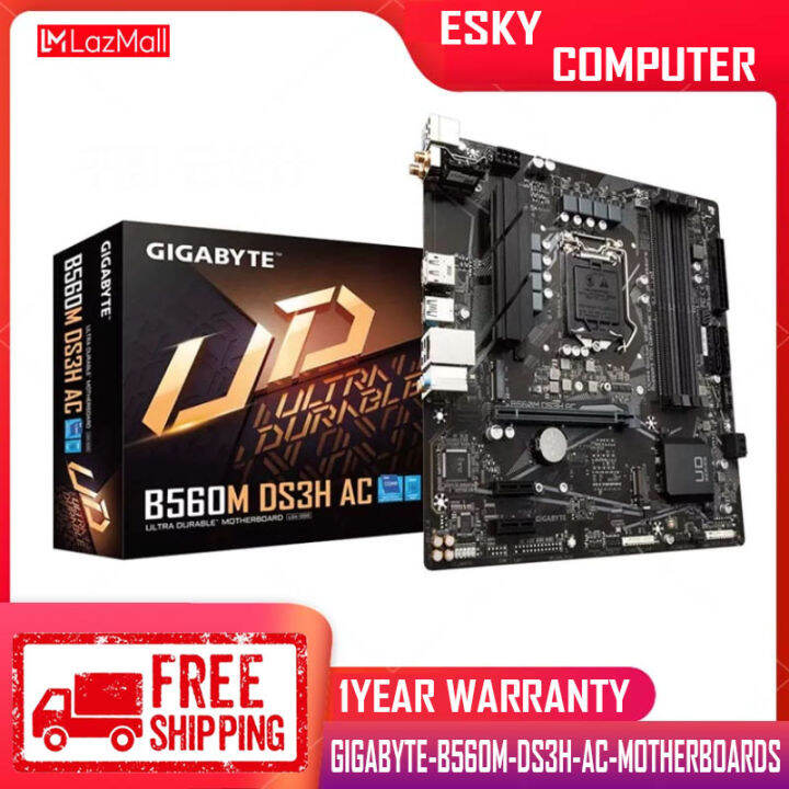 Gigabyte B M Ds H Ac Intel B Ultra Durable Motherboard With Direct