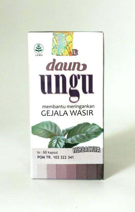 Kapsul Daun Ungu Herbal Untuk Wasir Lazada Indonesia