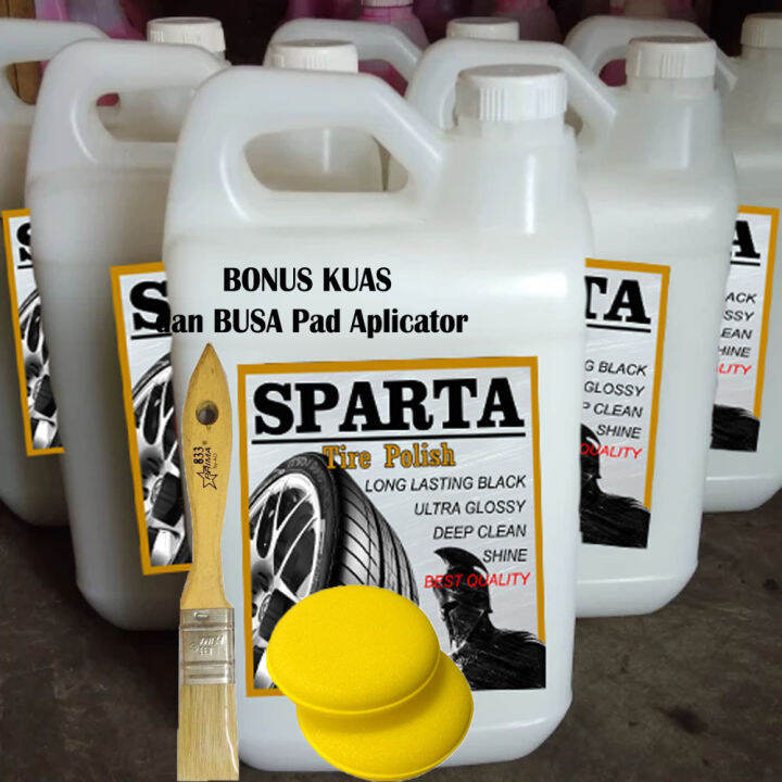 SPARTA Semir Ban PREMIUM 5 Liter KENTAL Semir Ban Mobil Semir Ban Motor