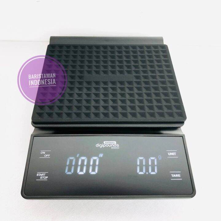 Digital Coffee Scale With Timer EK6002 Alat Timbangan Kopi Dapur