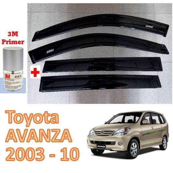 Toyota Avanza Old 2003 2011 Door Visor Mugen Style Acrylic Wind