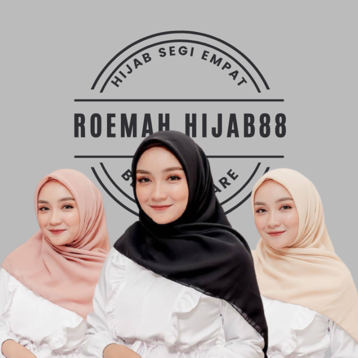 COD Bella Square 50 Warna Hijab Jilbab Segi Empat Lazada Indonesia