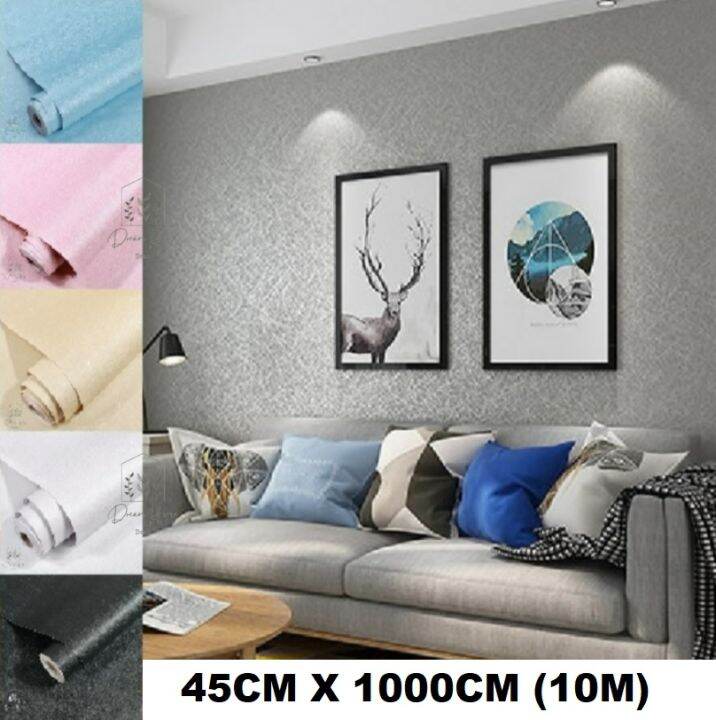 Cm X Meter Metallic Plain Textured Wallpaper Thickness Mm