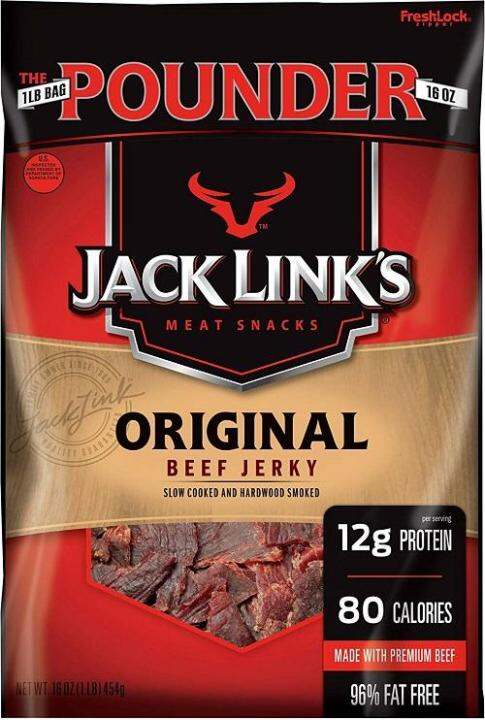 16oz 454g Best B4 11 2024 Jack Links Beef Jerky Pounder Size