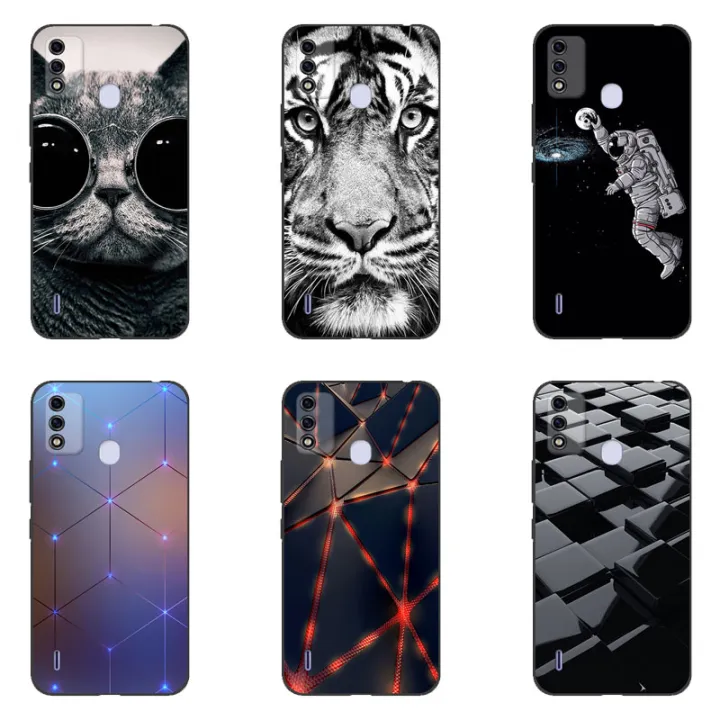 Silicone TPU For ITEL A48 Casing Painted Animated Cartoon For ITEL A48