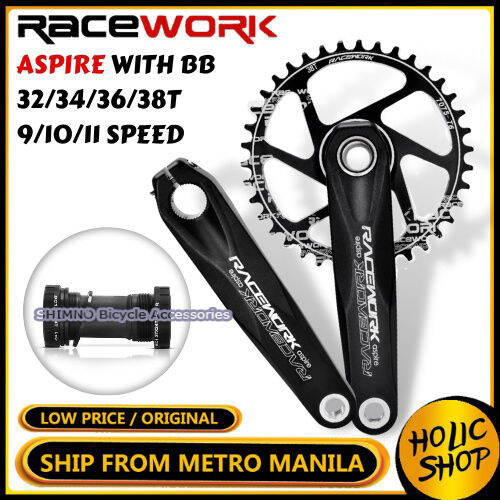 Ready To Ship Cod Racework Gxp Mtb Crankset X Mm Hollowtech Bike