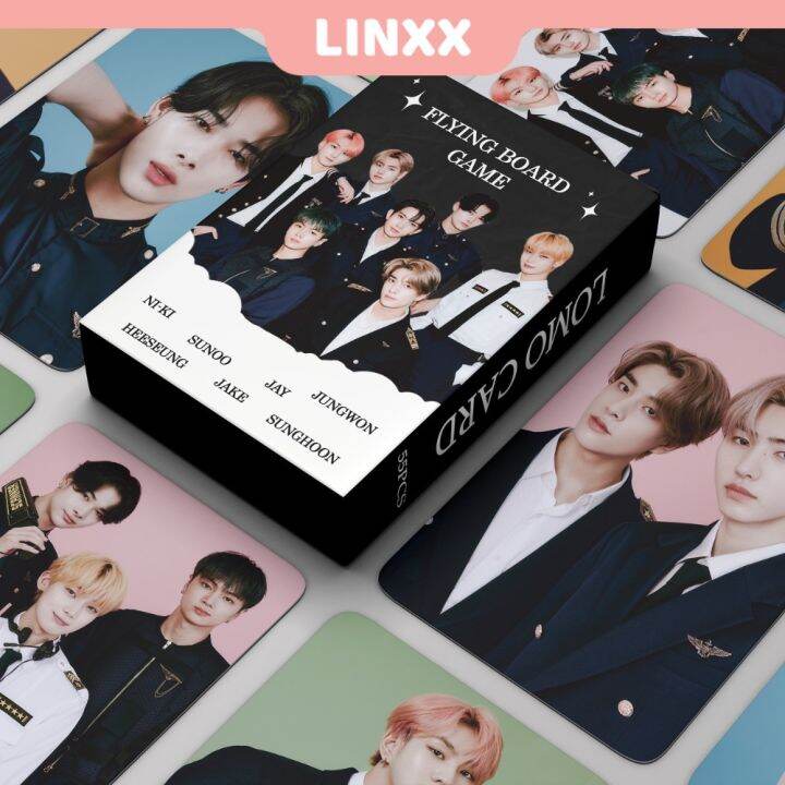 Linxx Pcs Enhypen Flying Board Game Album Lomo Card Kpop Photocards