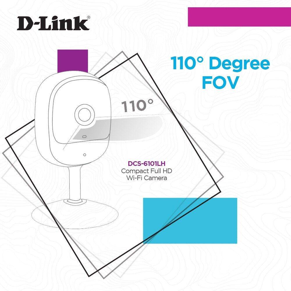 D Link DCS 6101LH Compact Full HD Wi Fi Camera กลองวงจรปดไรสาย 2