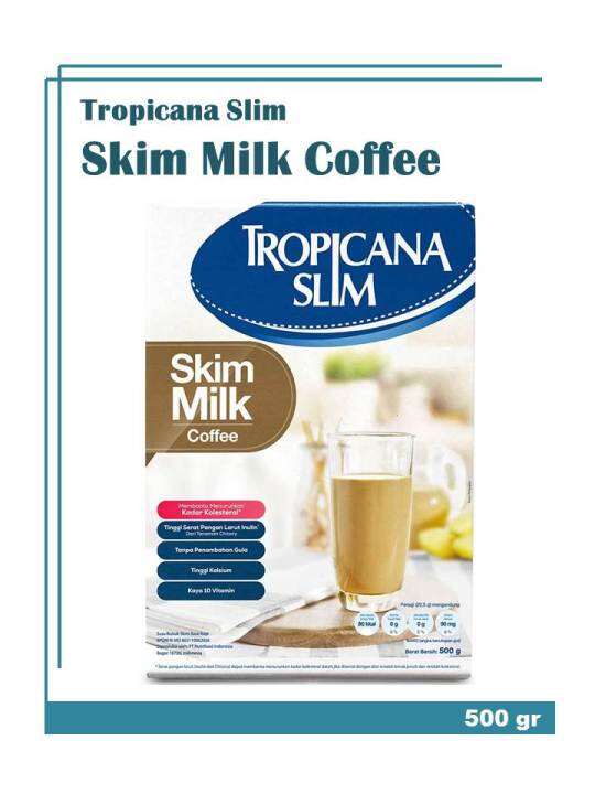 Tropicana Slim Skim Milk Coffee 500 Gr Susu Non Fat Lazada Indonesia