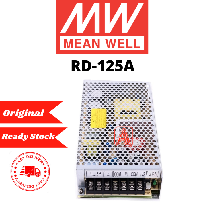 Mean Well RD 125A RD 125B 130 9w AC DC Meanwell Dual Output Enclosed