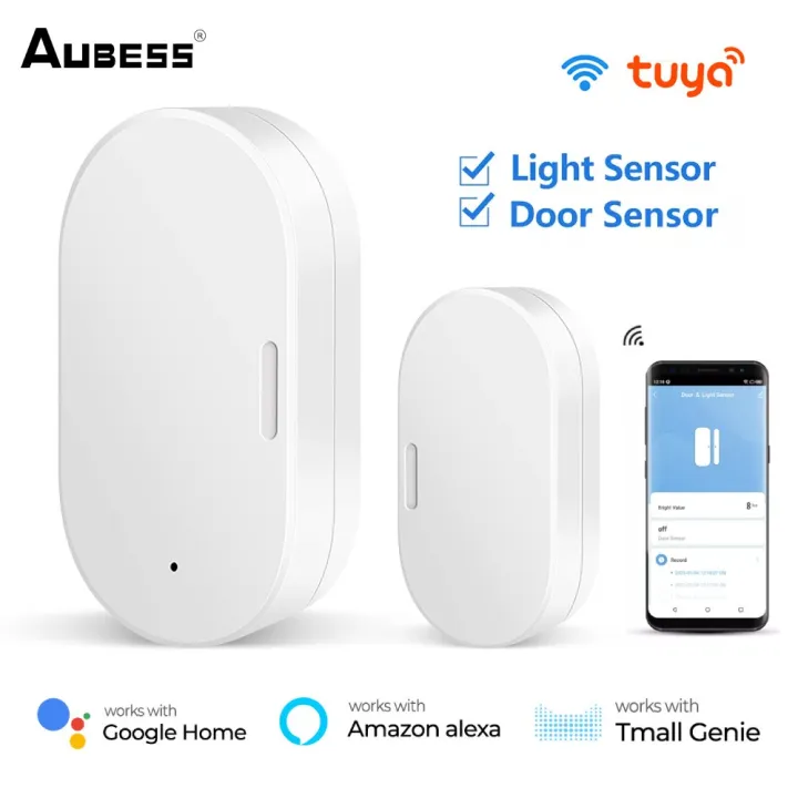 Aubess Smart Wi Fi Door Sensor And Window Sensor Entry Alarm Burglar