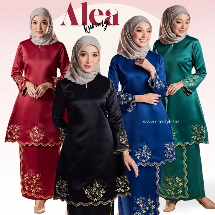 NEESTYLE ALEA Baju Kurung Pahang Moden Baju Tunang Nikah Kahwin