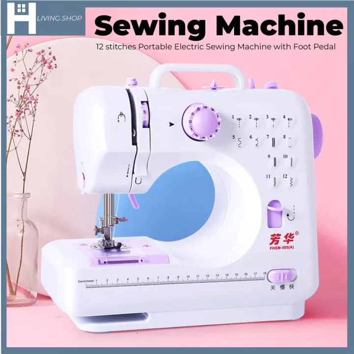 Ready Stock Mini Sewing Machine Stitches Portable Electric Sewing