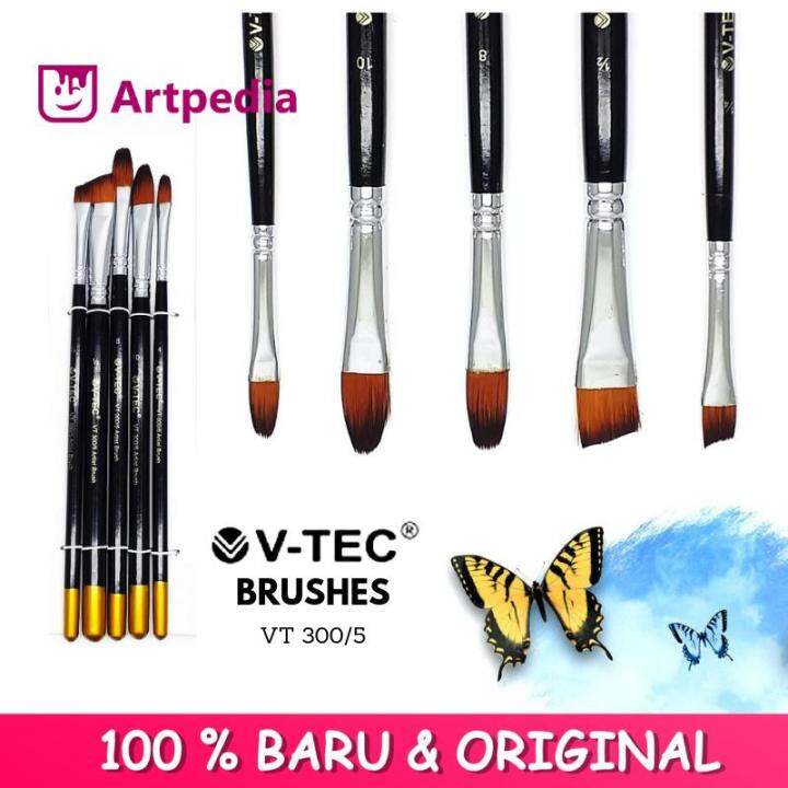 V Tec Brush Vt Set Kuas Lukis Set Kuas V Tec Lazada Indonesia