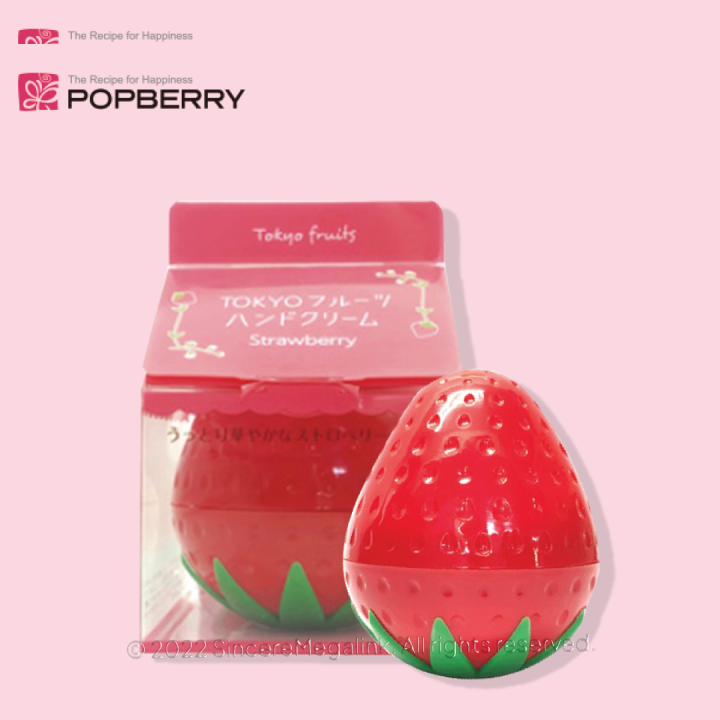 Popberry Tokyo Fruits Hand Cream Strawberry 30g Lazada