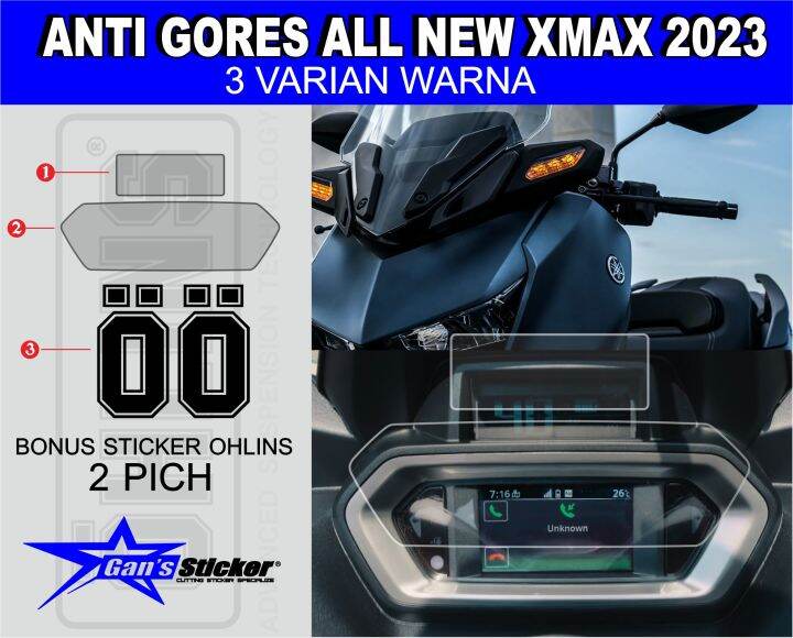 Sticker Anti Gores Spidometer Xmax Sticker All New Xmax