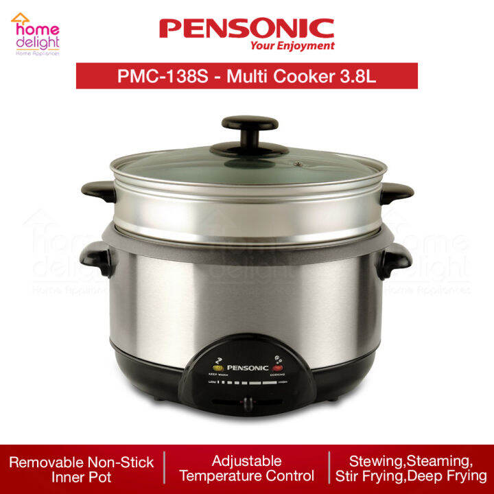 Pensonic Multi Cooker 3 8L PMC 138S PMC138S Lazada