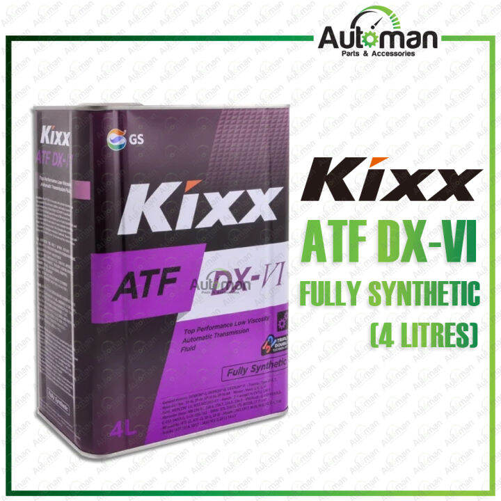 Kixx ATF DX VI DEXRON VI Automatic Transmission Fluid Fully Synthetic