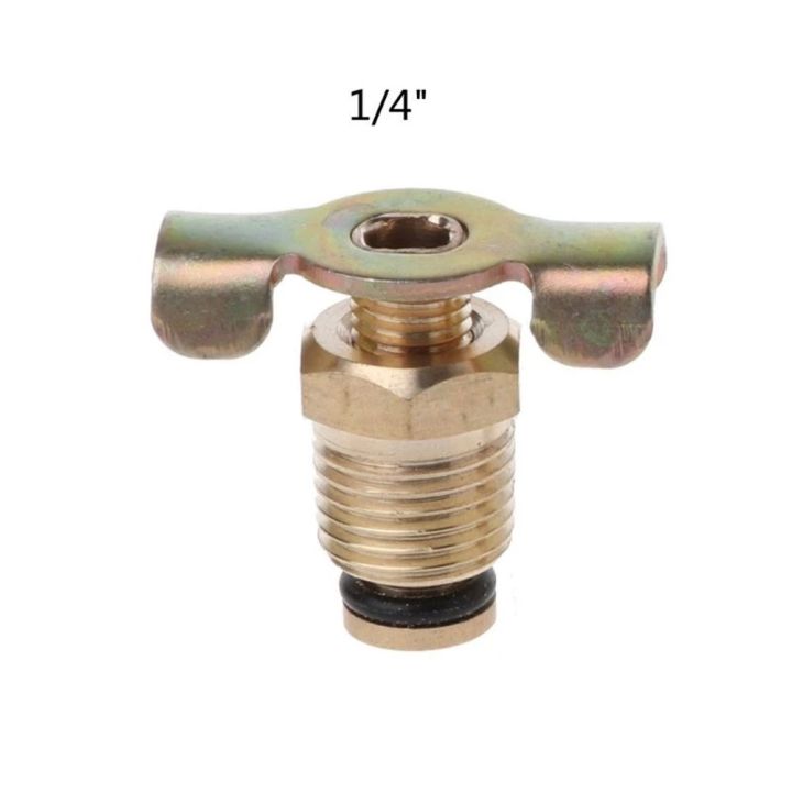 Toolstar NPT 1 4 3 8 1 2 Air Compressor Drain Valve Screw Solid