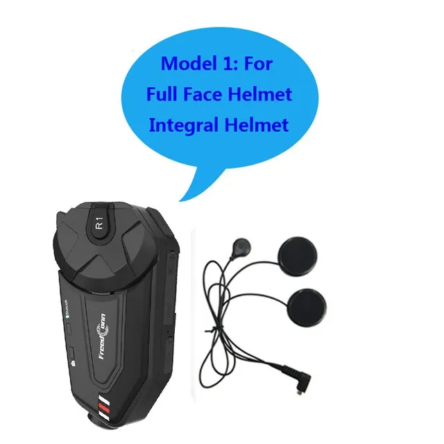 Freedconn R Plus Motorcycle Helmet Bluetooth Headset Waterproof P