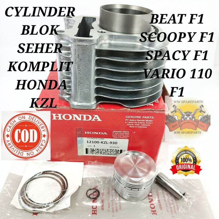 Cylinder Blok Seher Piston Ring Komplit Honda Kzl Kualitas Asli