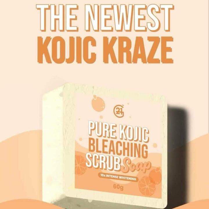 G Pure Kojic Bleaching Scrub Soap X Intense Whitening Lazada Ph